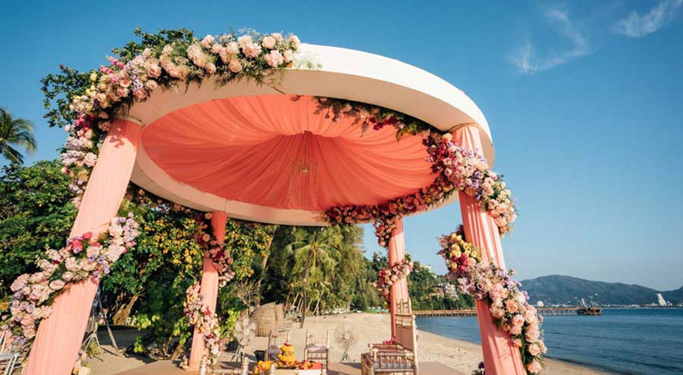 Indian beach wedding in Phuket