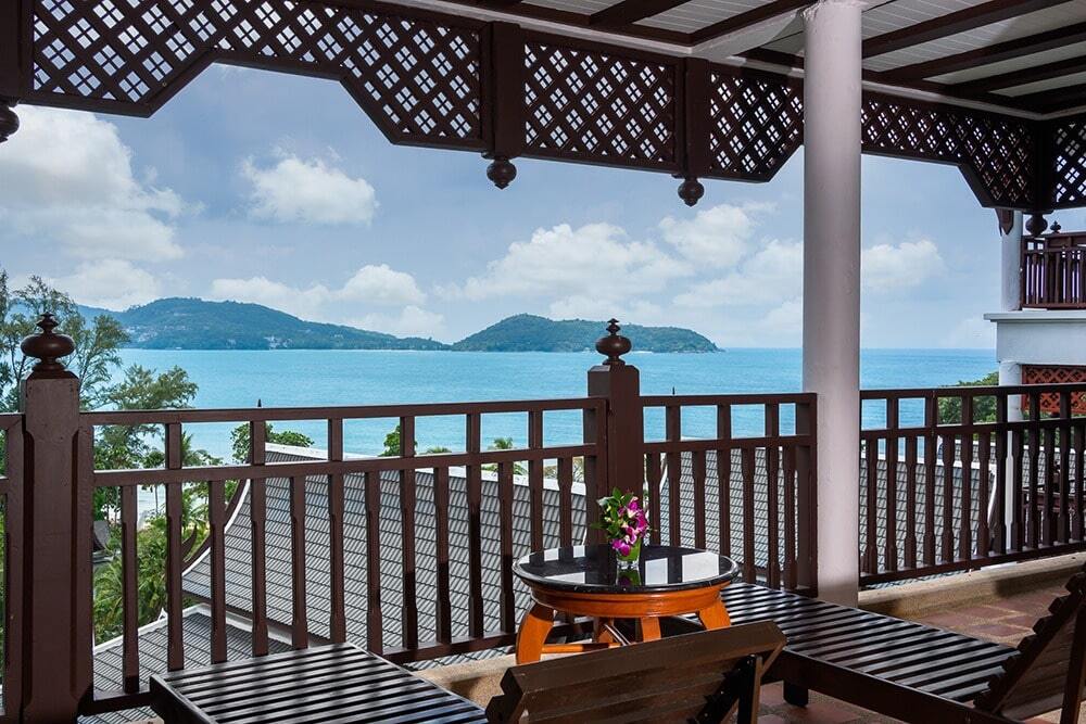 Enjoy stunning sea views from our luxury beach resort suite in Phuket